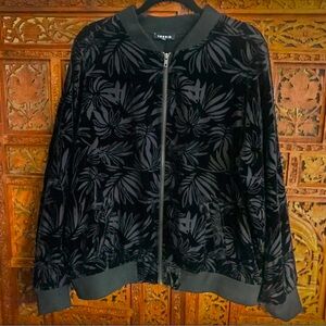 HP🌹 Torrid Burnout Velvet Bomber Jacket